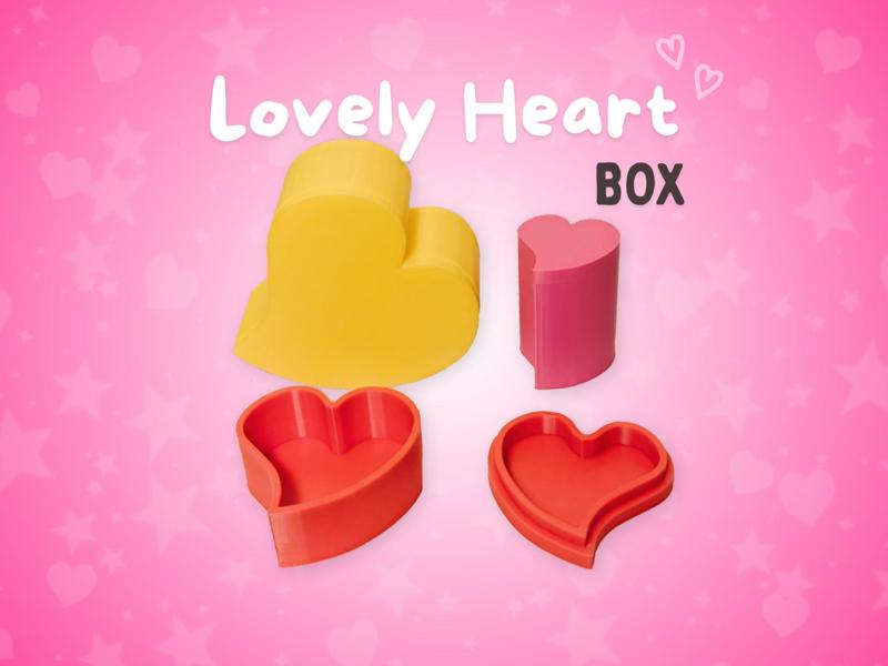 Lovely Heart Box Collection Set (24+ sizes)