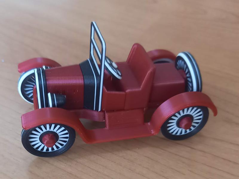 Auto Ford-T skládačka