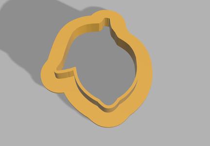 Cookie Cutter - 2" Lemon With a Leaf