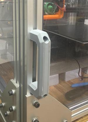 Door handle for 30mm extrusion