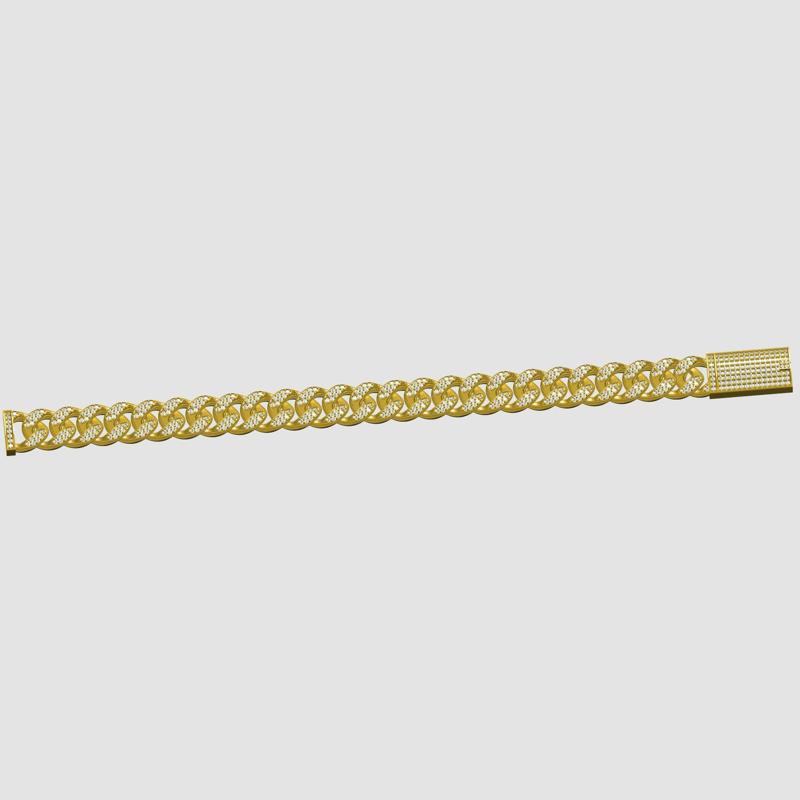 Cuban Chain Hip Hop Bracelet