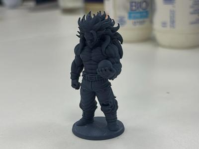 Sayian Warrior holding the dragon ball