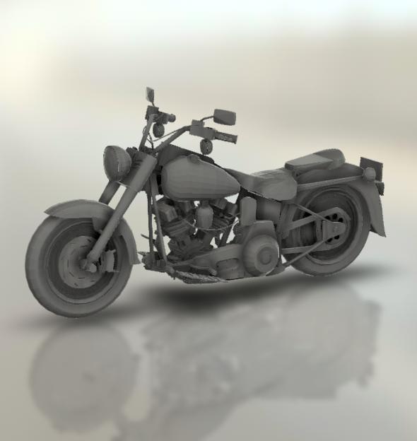 Harley Davidson FLSTF Fat Boy.