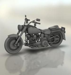 Harley Davidson FLSTF Fat Boy.
