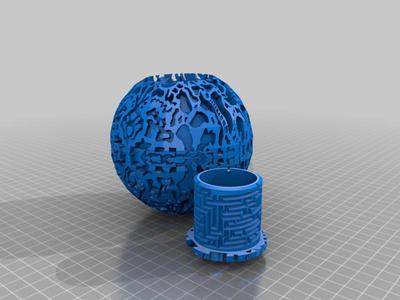 maze cylynder infinity orb
