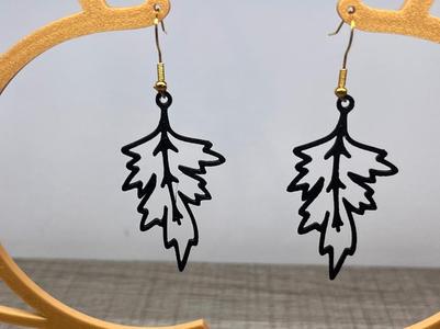 Earrings Leaf #10
