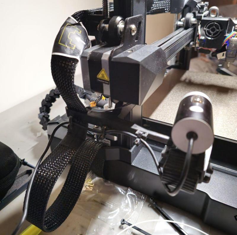 Ender 3 s1 ribbon and camera mount