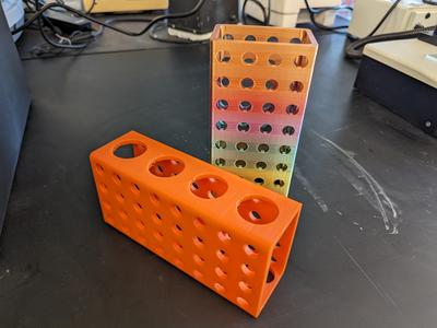 Large tube rack for biology labs