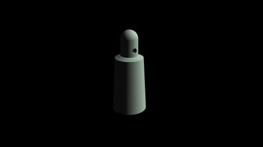 Tamiya Hornet front body post
