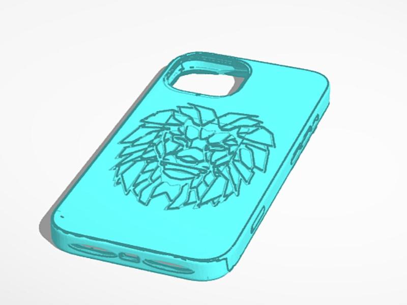 Lion phone case I-phone 15