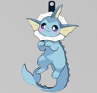 KEYCHAIN VAPOREON (POKEMON) MULTICOLOR