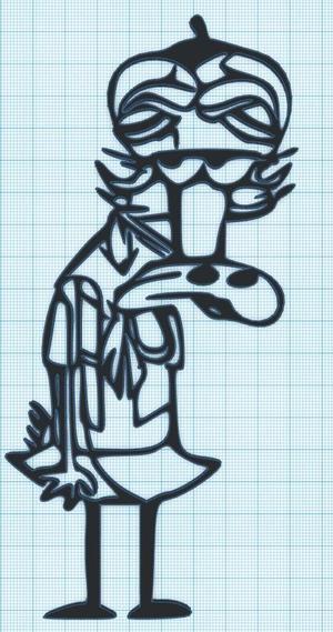 GIRL SCOUT LUMPUS - CAMP LAZLO - WALL ART