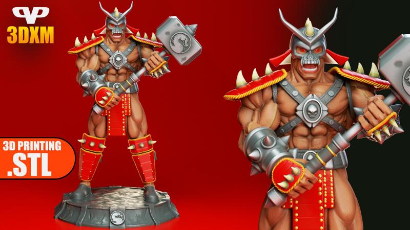 Shao Khan STL for 3D Printing 3DXM ChibiSTL 3D print model