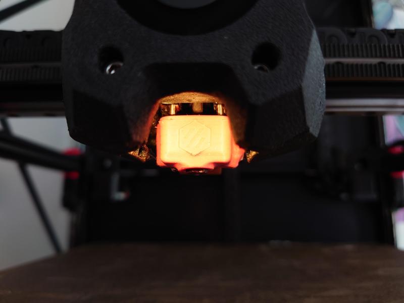 Mold for mosquito hotend sock with Voron logo