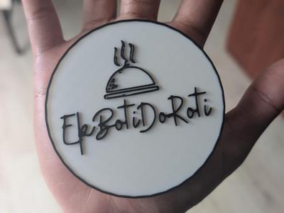 Coaster w/ Embedded Logo