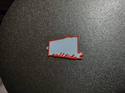 Alabama Roll Tide Keychain