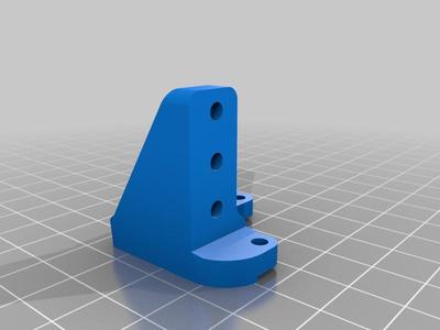 (Yet Another) Ender 3 BLTouch Mount -- stiffer, with cutouts