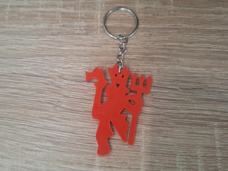 Manchester United Red Devil Keychain