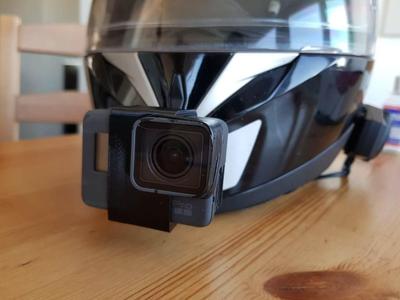 Gopro 5, 6, 7, mount for motorbike helmet
