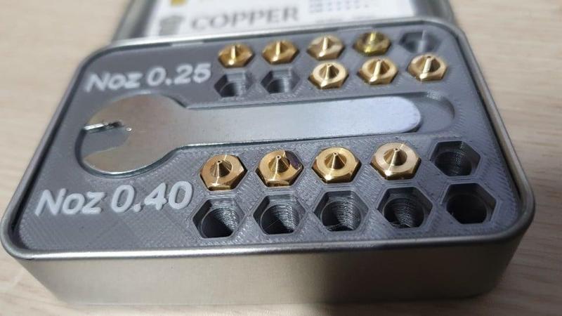 3d print Nozzle organizer box