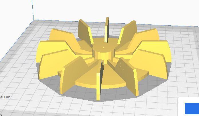 Drillable Centrifugal Fan