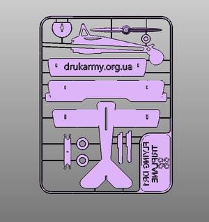 Join the DrukArmy – Support Ukraine with Your 3D Printer! German Triplane Kit Card