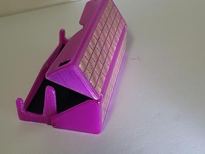 A BOX FOR READING GLASSES WITH A STAND FOR A BOOK, PHONE, OR TABLET ,