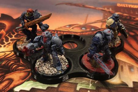 Squad Base - 32mm Diameter - Warhammer / D&D