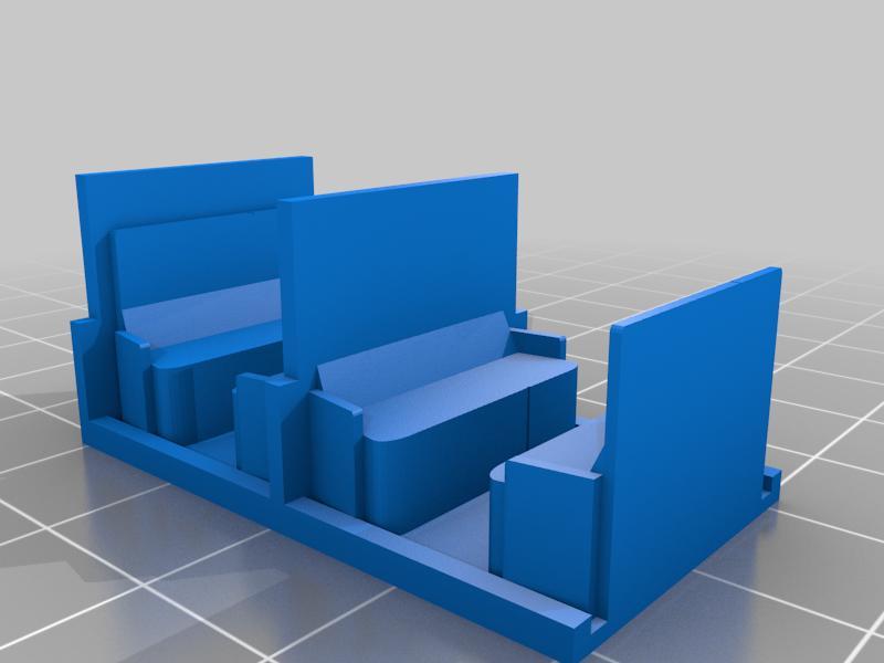 Interior (Inneneinrichtung) for Märklin 4027 (D-Zug-Wagen, 1. Klasse) (auch 4023?)