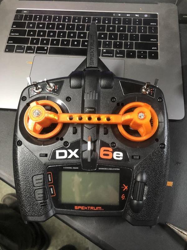Gimbal Protector for Spektrum DX6E - With Power Guard