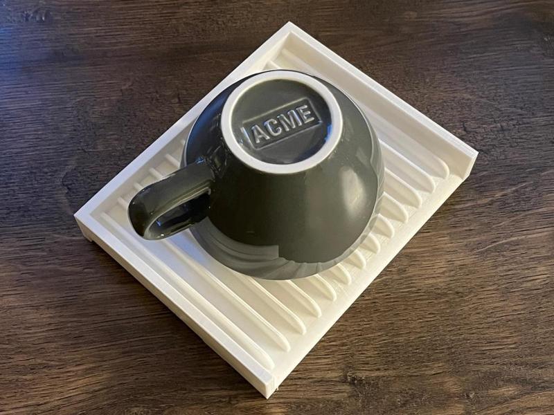 Drip tray for cups / sponges / soaps / etc