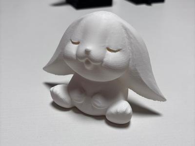 Easter bunny sculpture