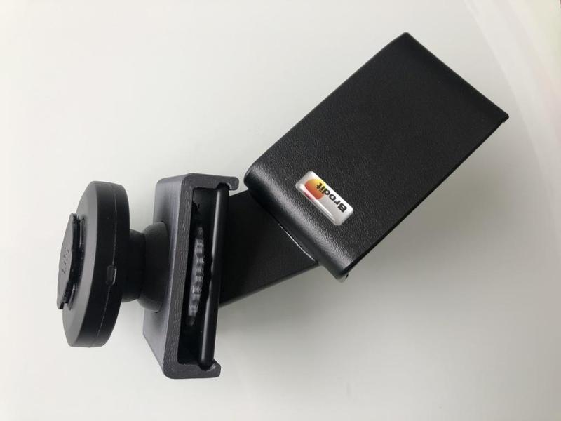 Quadlock Qi-Charger or Ball-Mount Adapter to Brodit Baseplate