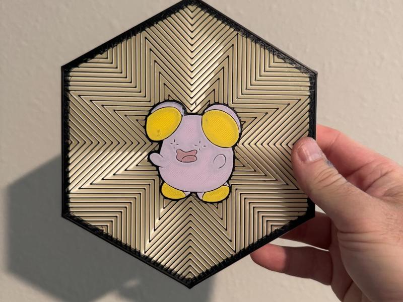 #293 Whismur Hex Wall Art