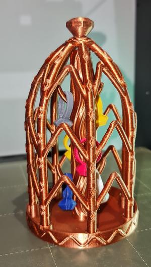 Držák prstýnků "Klec"