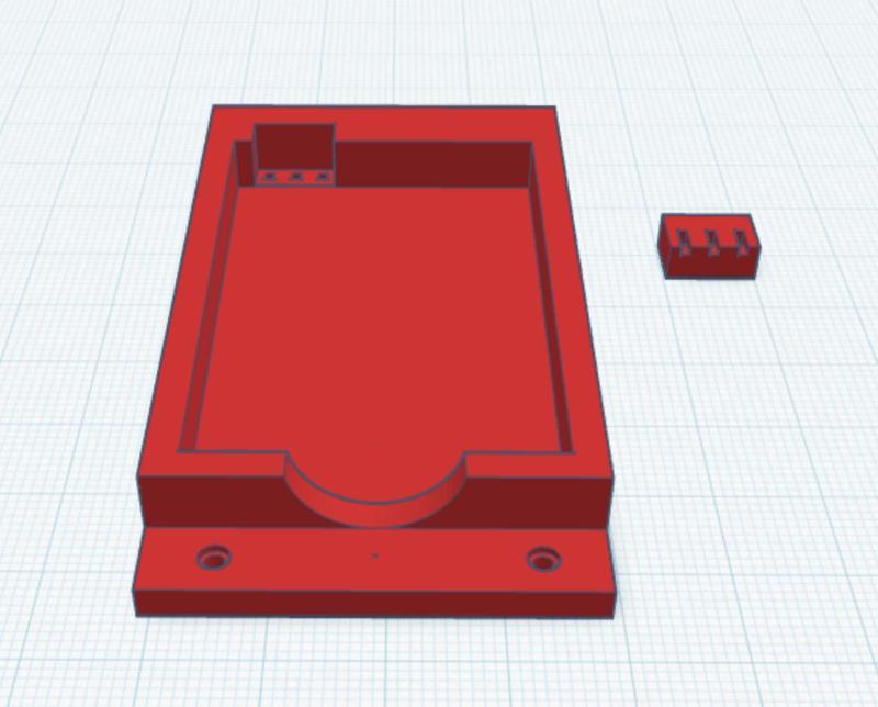 Box with connectors for recycled cell phone batteries