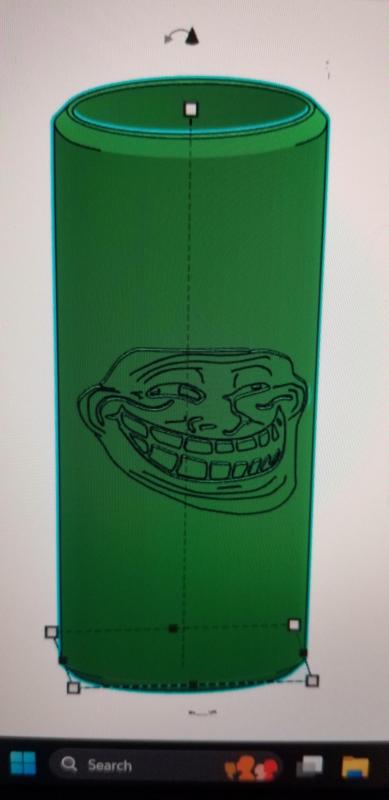 Bic lighter case Troll Face