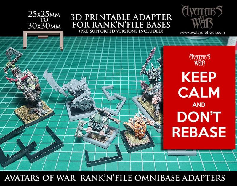 RankNFile Omnibase Adapters - 25mm to 30mm