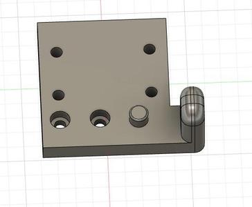 Ender 5+ Filament Relocation Bracket