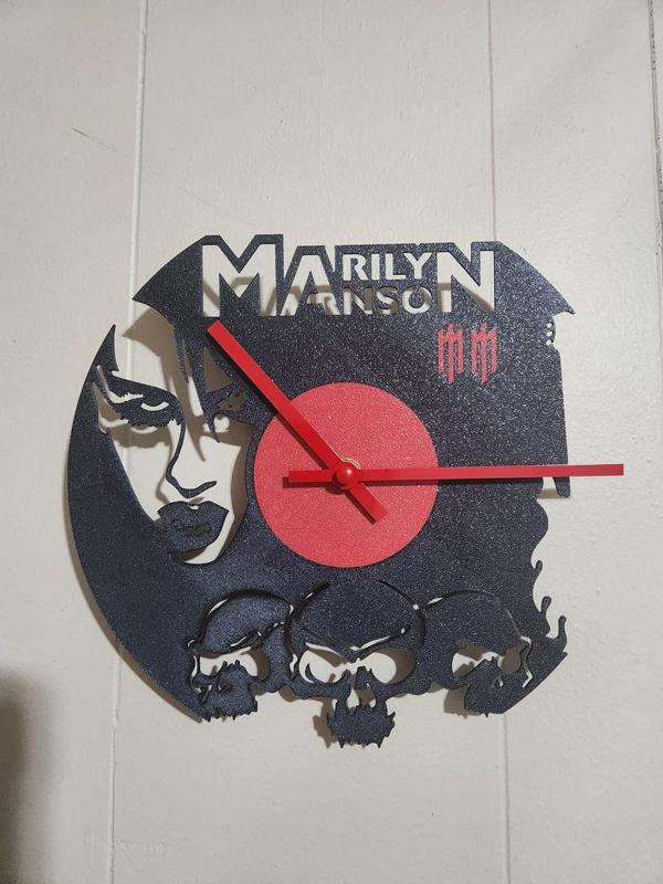 Marlyn Manson Clock