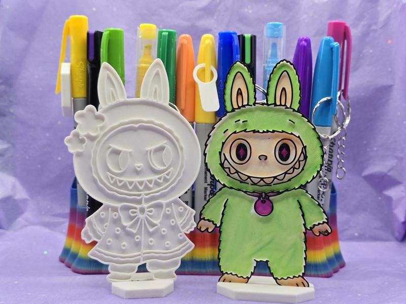 Fun Labuba La Bu Bu La Boo Boo Coloring DIY