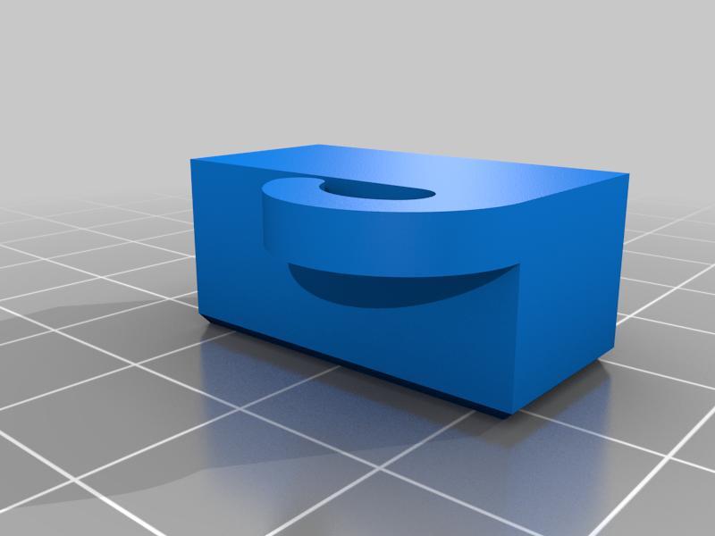 Hole punch clip 1/2" spacer