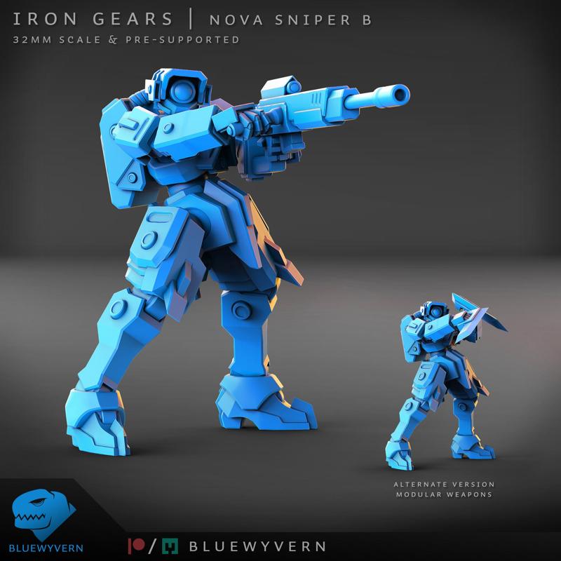 Iron Gears - Nova Sniper B (Modular)