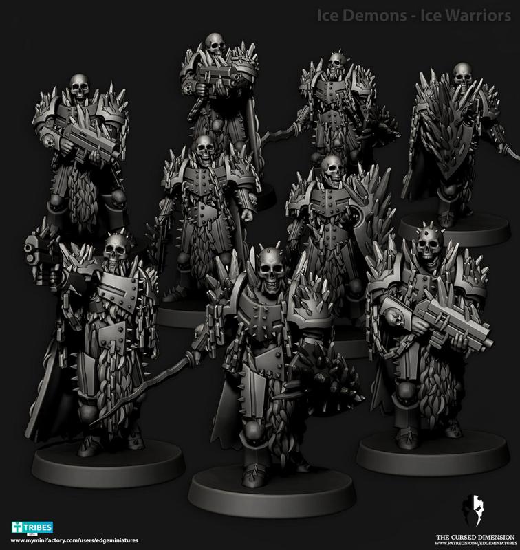 Ice Marines / Warriors - Ice Demons - 28mm