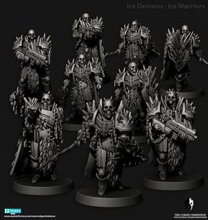 Ice Marines / Warriors - Ice Demons - 28mm