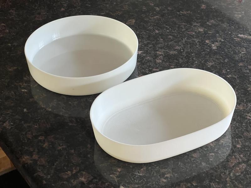 Modern ikebana vases (two styles)