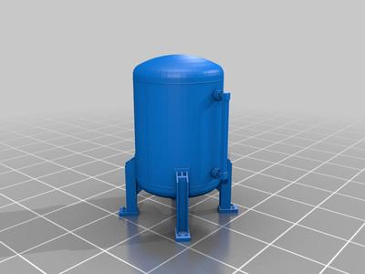 Pressure tank(水用圧力タンク 鉄道模型Nゲージサイズ)