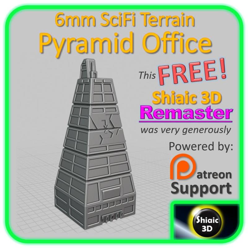 6mm - Unity City - Office Pyramid (Remastered)