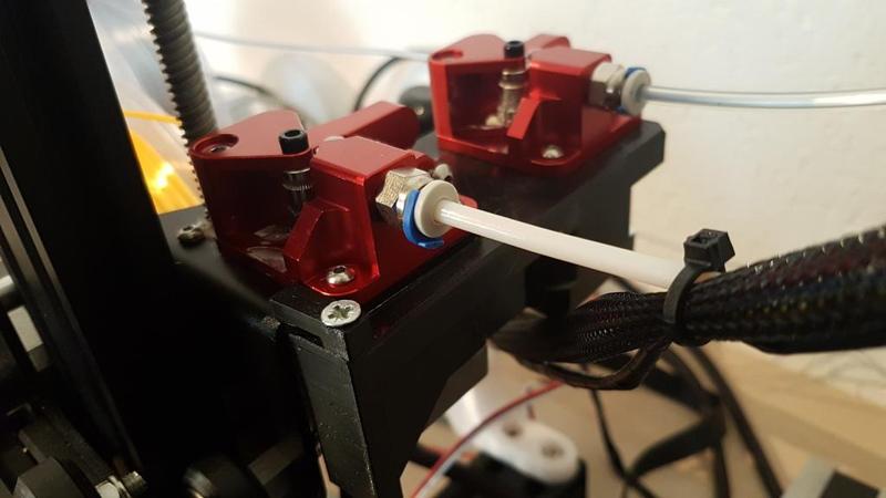 Ender 3 mounting for a second extruder