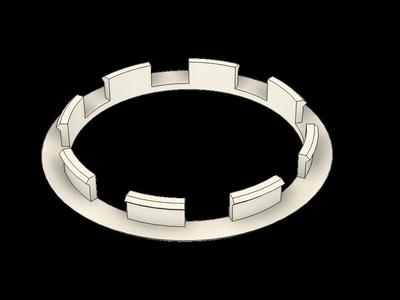 Press fitting cable entry